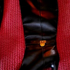 Michael Kors Boots black leather high heeled